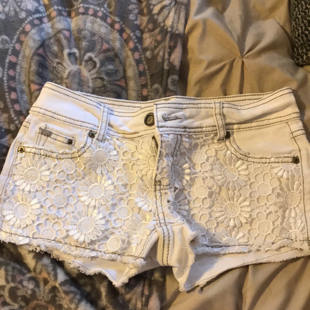 White Shorts